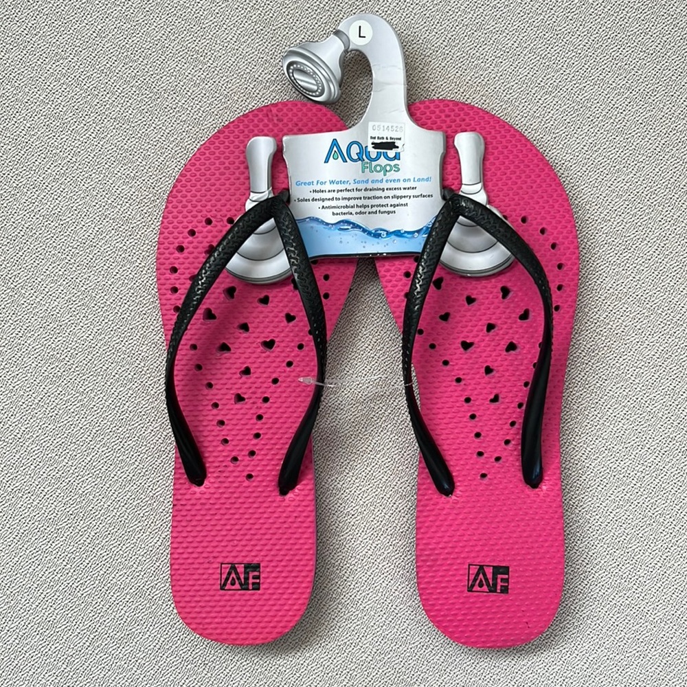 NWT Aqua Flip Flops
